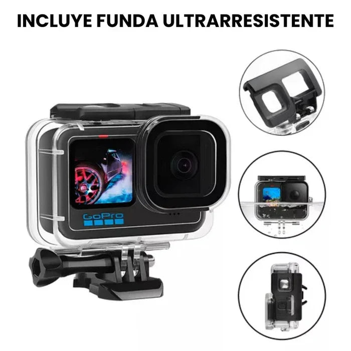 Cámara GoPro 5K + Estuche Ultrarresistente de Regalo [Promoción Aniversario]